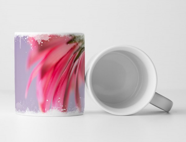 Paul Sinus Art Tasse Geschenk Naturfotografie – Pinke Blüte