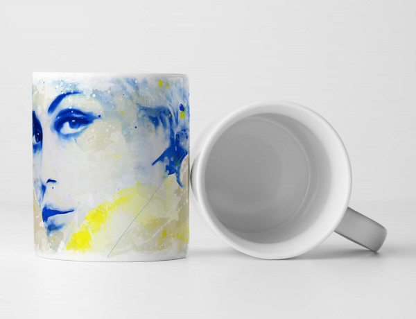 Paul Sinus Art Emmanuelle Beart Tasse als Geschenk, Design Sinus Art