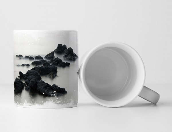 Paul Sinus Art Tasse Geschenk Naturfotografie – Steine im Wasser