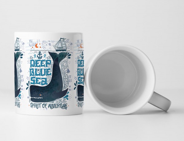 Paul Sinus Art EAU ZONE Motiv Spruch Tasse Geschenk