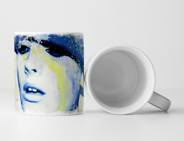 Paul Sinus Art Helena Aqua Tasse als Geschenk, Design Sinus Art