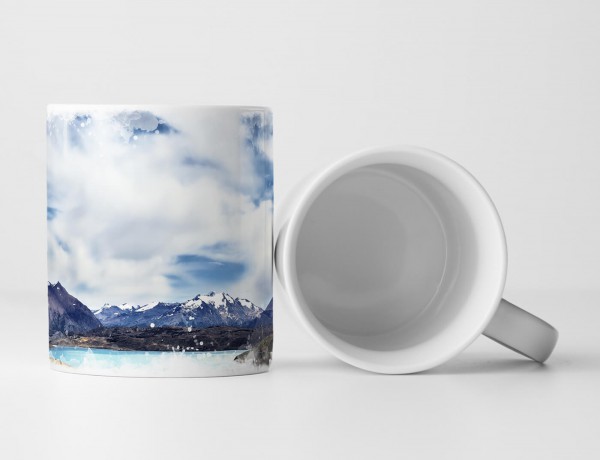 Paul Sinus Art Tasse Geschenk Landschaftsfotografie – Nationalpark Perito Moreno Argentina