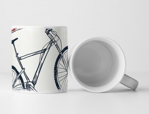 Paul Sinus Art EAU ZONE Motiv Spruch Tasse Geschenk