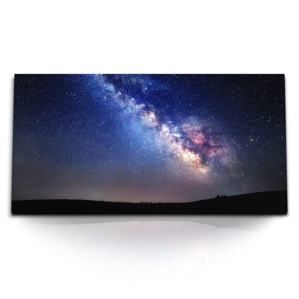 Paul Sinus Art Kunstdruck Bilder 120x60cm Astrofotografie Milchstraße Sternenhimmel Nacht Sterne