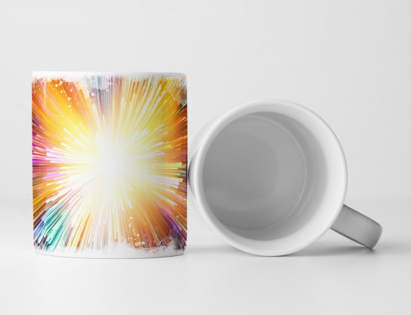 Paul Sinus Art Tasse Geschenk Bild – Farbenexplosion