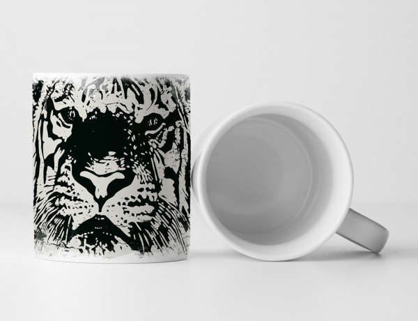 Paul Sinus Art EAU ZONE Motiv Spruch Tasse Geschenk