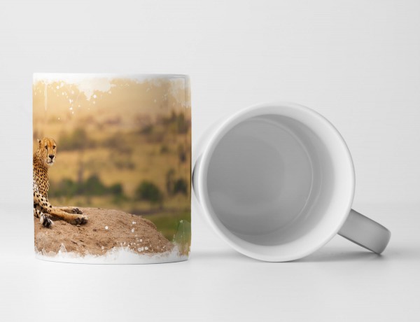 Paul Sinus Art Tasse Geschenk Fotografie Gepard – Safari