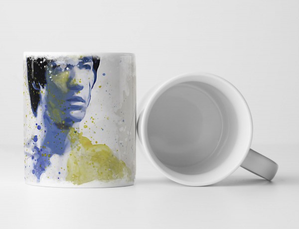 Paul Sinus Art Bruce Lee II Tasse als Geschenk, Design Sinus Art