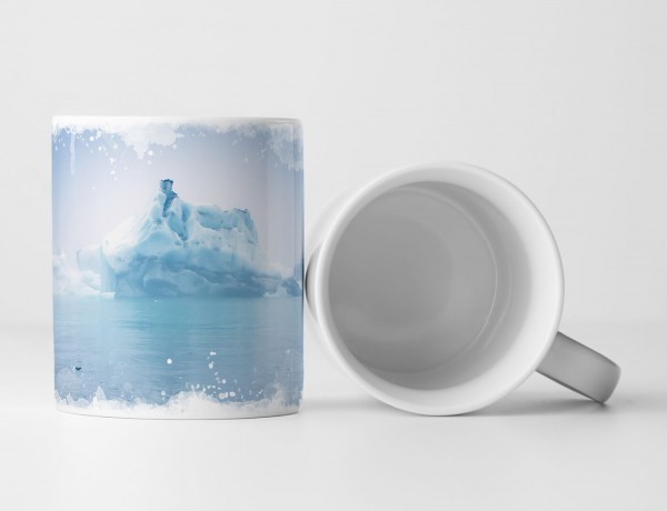 Paul Sinus Art Tasse Geschenk Landschaftsfotografie – Jokulsarlon Eislagune Island