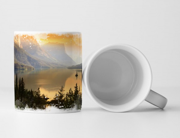 Paul Sinus Art Tasse Geschenk Landschaftsfotografie – Beeindruckender Wildgoose Nationalpark