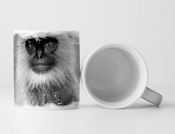 Paul Sinus Art Tasse Geschenk Tierfotografie - zwei Affen