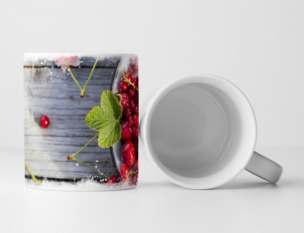 Paul Sinus Art Tasse Geschenk Fotografie – Obstschale mit roten Früchten