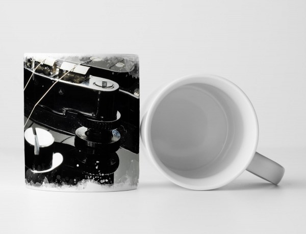 Paul Sinus Art Tasse Geschenk Künstlerische Fotografie – E-Gitarre im Detail