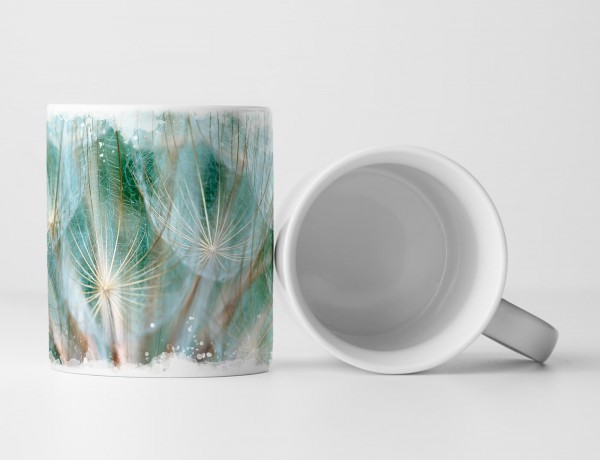 Paul Sinus Art Tasse Geschenk Naturfotografie – Pusteblumen im Detail