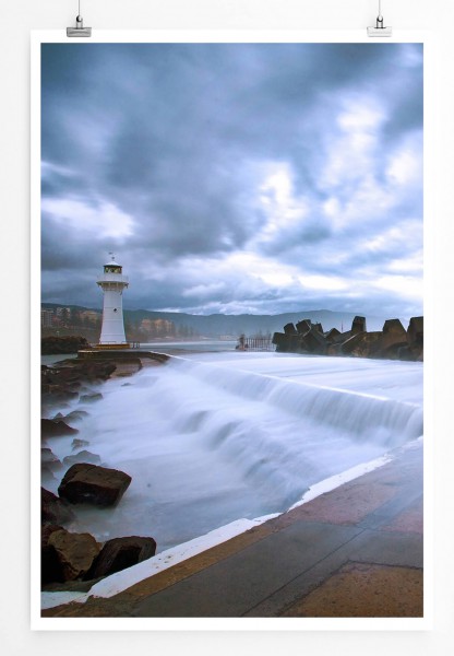 Paul Sinus Art Landschaftsfotografie 60x90cm Poster Wollongong Leuchtturm Australien