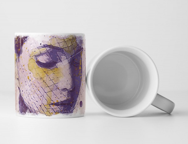 Paul Sinus Art Jennifer Lawrence I Tasse als Geschenk, Design Sinus Art