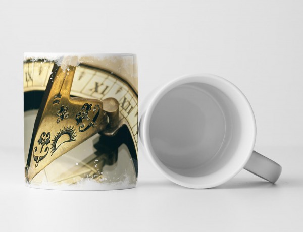 Paul Sinus Art Tasse Geschenk Künstlerische Fotografie – Alter Kompass