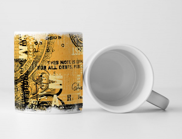 Paul Sinus Art Tasse Geschenk Digitale Grafik – Amerikanische Collage Fonts