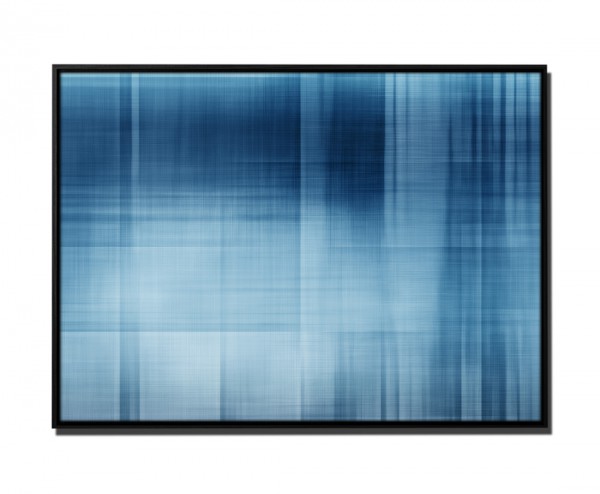 Paul Sinus Art 105x75cm Leinwandbild Petrol Abstrakt Linien Geometrisch