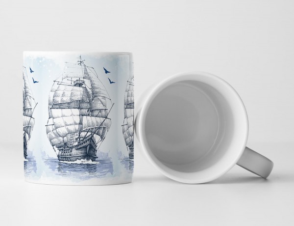 Paul Sinus Art EAU ZONE Motiv Spruch Tasse Geschenk