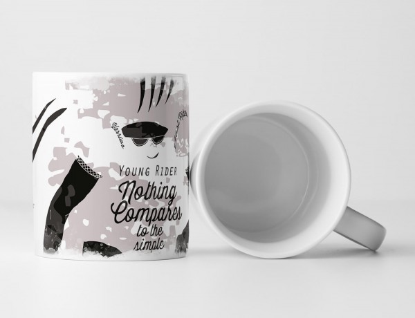 Paul Sinus Art EAU ZONE Motiv Spruch Tasse Geschenk