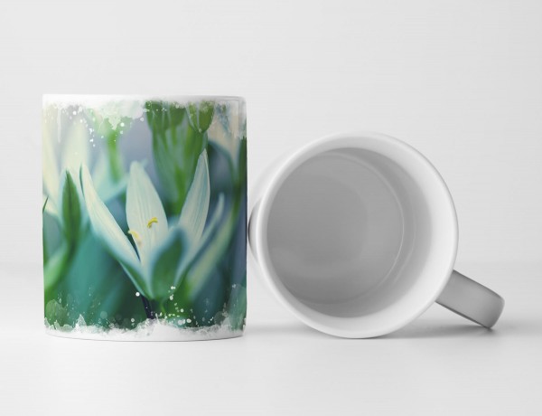 Paul Sinus Art Tasse Geschenk Schneeglöckchen – Frühjahr