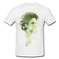 Paul Sinus Art Harrison Ford (2) Premium Herren und Damen T-Shirt Motiv aus Paul Sinus Aquarell