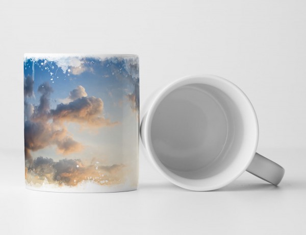 Paul Sinus Art Tasse Geschenk Landschaftsfotografie – Sonniger Abendhimmel