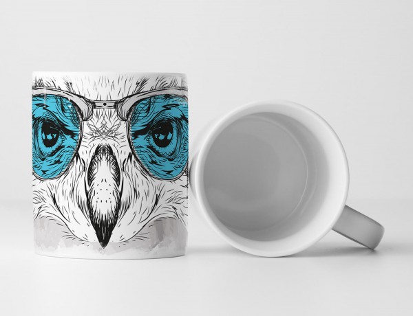 Paul Sinus Art EAU ZONE Motiv Spruch Tasse Geschenk