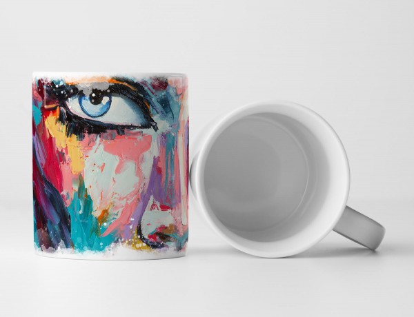 Paul Sinus Art Tasse Geschenk Illustration – Farbenfrohe Emotionen