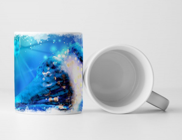 Paul Sinus Art Tasse Geschenk Bild – Neuron und Synapse