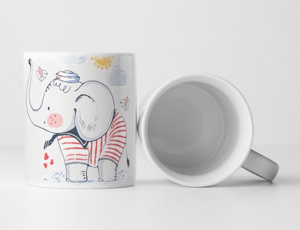 Paul Sinus Art EAU ZONE Motiv Spruch Tasse Geschenk