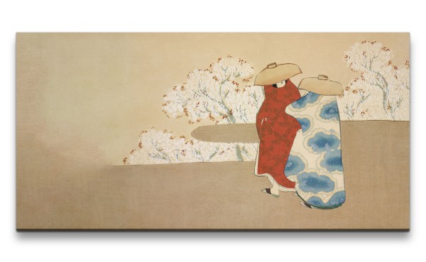 Paul Sinus Art Remaster 120x60cm Kamisaka Sekka traditionelle japanische Kunst Kunstvoll Schön