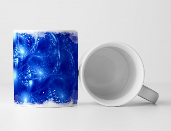 Paul Sinus Art Tasse Geschenk Digitale Grafik – Wassertropfen der Neunziger