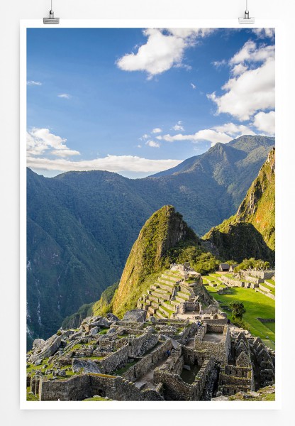 Paul Sinus Art 90x60cm Poster Machu Picchu Peru