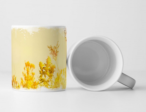 Paul Sinus Art Tasse Geschenk Naturfotografie – Goldene Nachmittagswiese