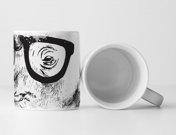 Paul Sinus Art EAU ZONE Motiv Spruch Tasse Geschenk