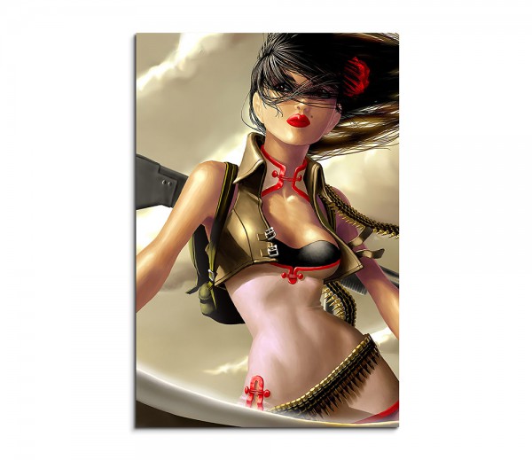 Paul Sinus Art Sexy Warrior Girl 90x60cm