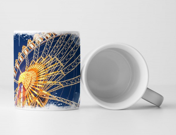 Paul Sinus Art Tasse Geschenk Fotografie – Riesenrad in München