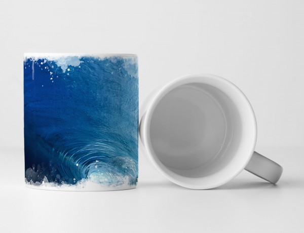 Paul Sinus Art Tasse Geschenk Künstlerische Fotografie – In einer Meereswelle