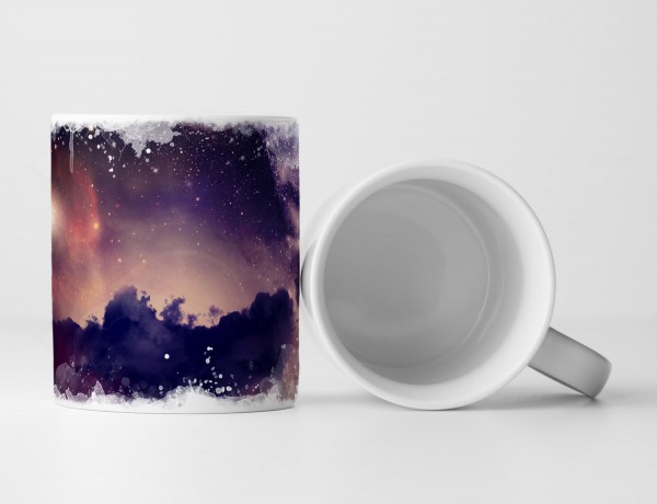 Paul Sinus Art Tasse Geschenk Bild – Weltraum und Galaxien