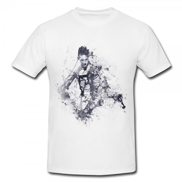 Paul Sinus Art Neymar Art Premium Herren und Damen T-Shirt Motiv aus Paul Sinus Aquarell