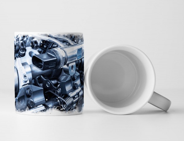 Paul Sinus Art Tasse Geschenk Automotor – Fotografie Industrie