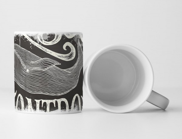 Paul Sinus Art EAU ZONE Motiv Spruch Tasse Geschenk