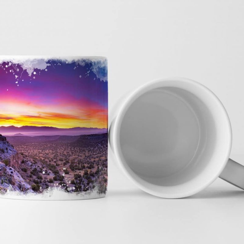 Tasse Geschenk Landschaftsfotografie – Sonnenaufgang Bandelier National Monument