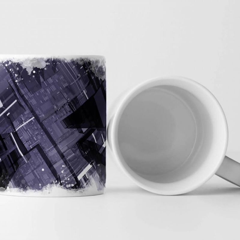 Tasse Geschenk Architektur Modell – Wolkenkratzer von oben