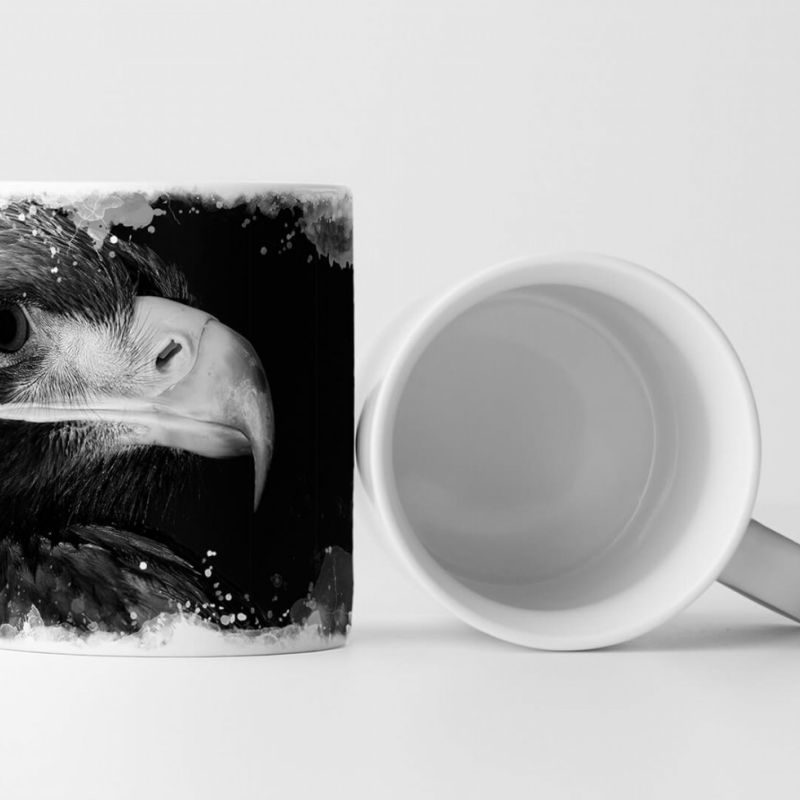 Tasse Geschenk Tierfotografie – Seeadler im Profil