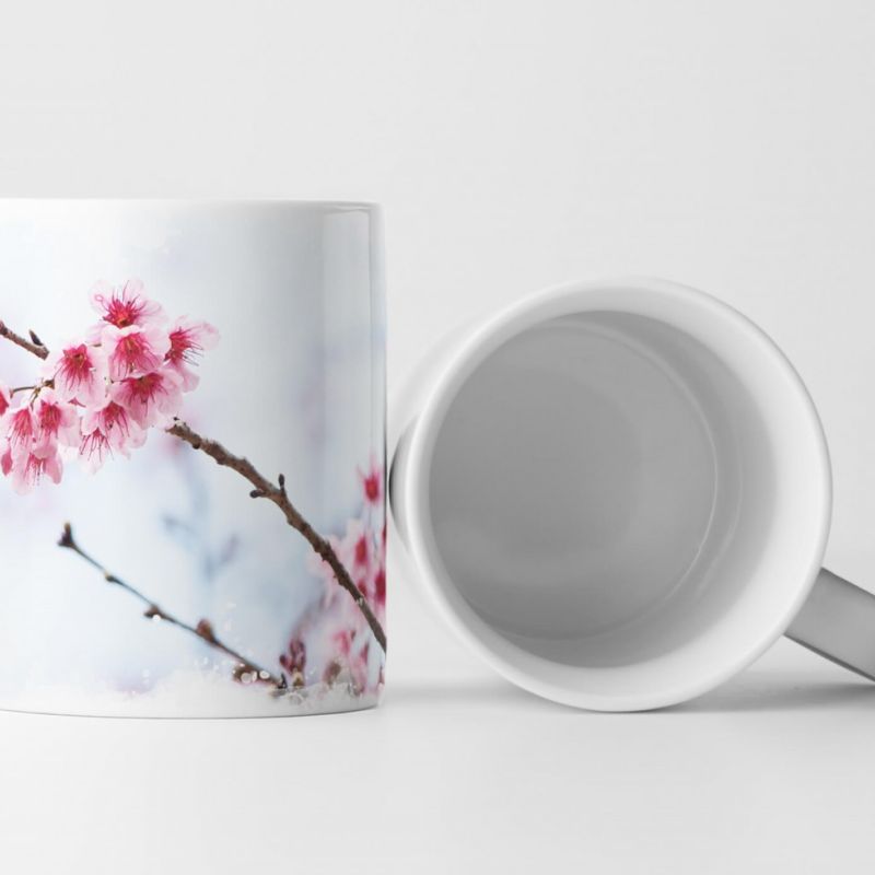 Tasse Geschenk Frühlingserwachen – Kirschblütenzweig