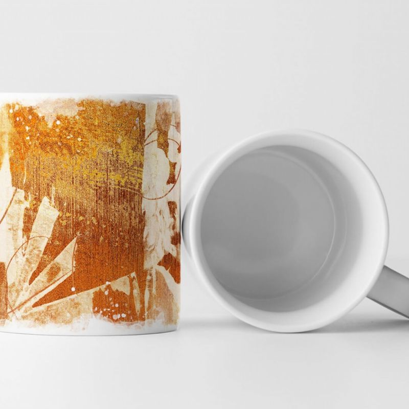 Tasse Geschenk Abstrakt Retro Optik