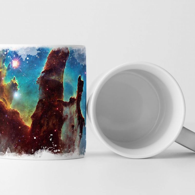 Tasse Geschenk Künstlerische Fotografie – Leuchtende Galaxie